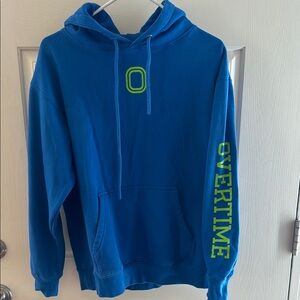 Blue Overtime Men's Hoodie